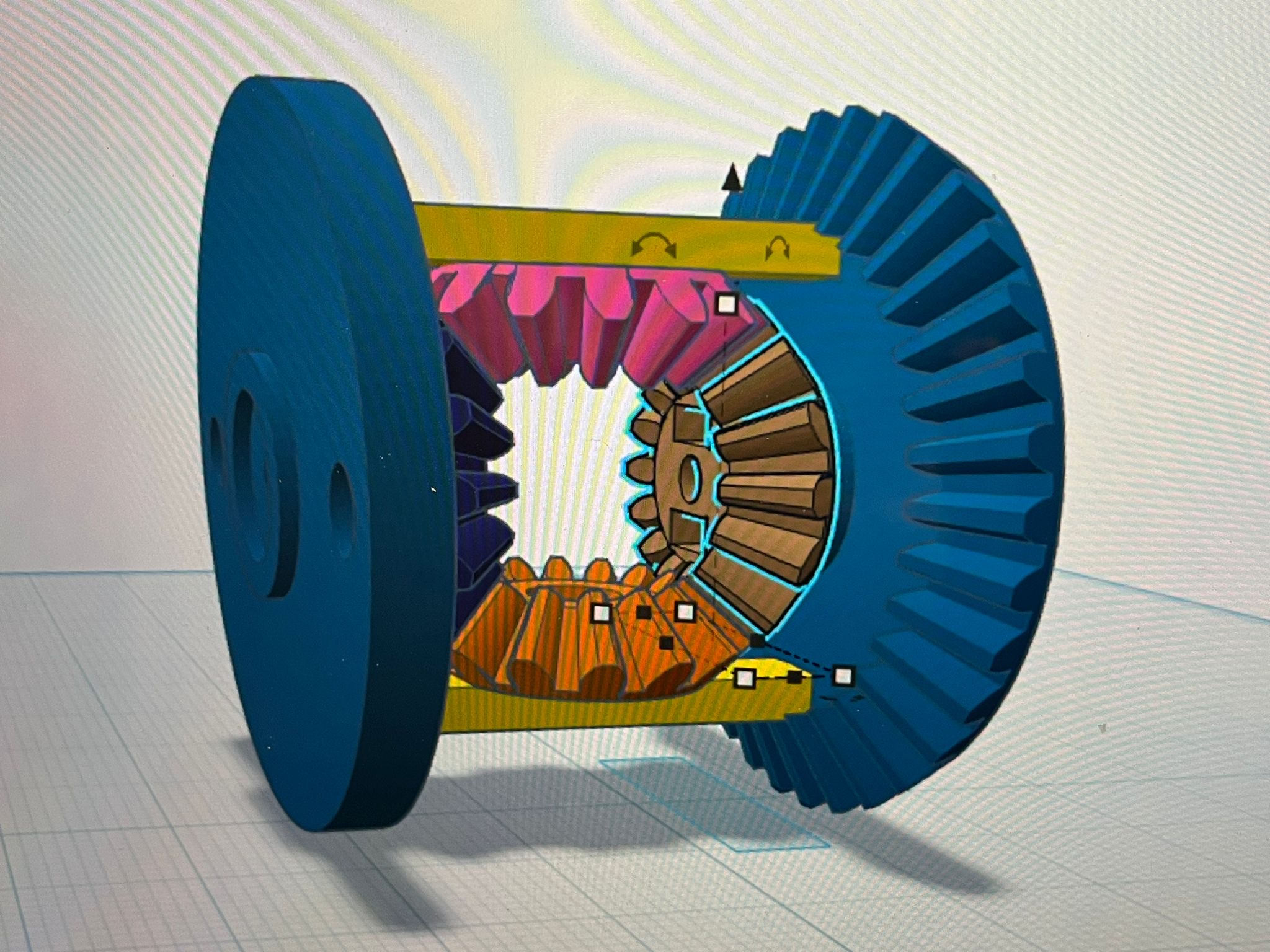 Telaio e meccanica posteriore con motore brushless